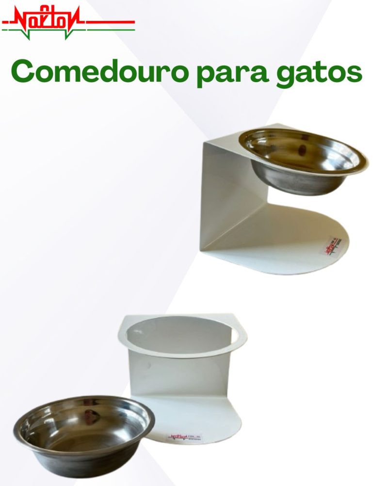 Comedouro elevado para gatos - Imagem 3
